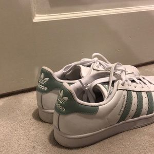 adidas Shoes - Light blue/green superstars adidas Shoes - Light blue/green superstars